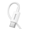 Καλώδιο Baseus USB Typ C - Lightning 20W Fast Charge 1 μέτρο Λευκό