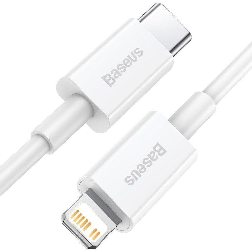 Καλώδιο Baseus USB Typ C - Lightning 20W Fast Charge 2 μέτρα Λευκό