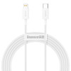 Καλώδιο Baseus USB Typ C - Lightning 20W Fast Charge 2 μέτρα Λευκό