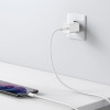 Φορτιστής Baseus Super Si Quick Charger 1C 25W καλώδιο Type C 1m Λευκό