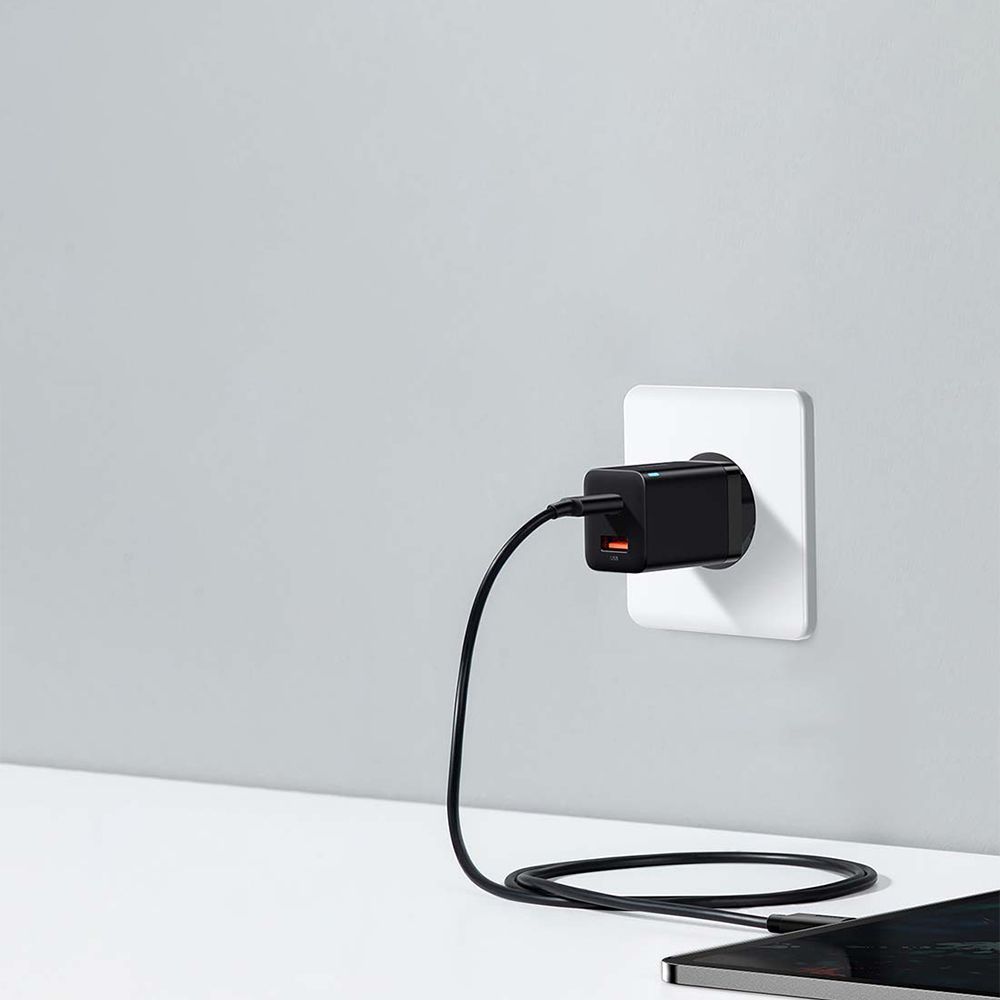 Φορτιστής Baseus Super Si Pro USB / Type C 30W PD Quick Charge 3.0 Λευκό