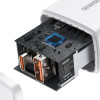 Φορτιστής Baseus Compact Quick Charger 20W Type C & USB-A Λευκό
