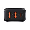 Φορτιστής Baseus Type C/2x USB PD Quick Charge,30W, 3A Μαύρο