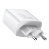 Φορτιστής Baseus Type C/2x USB PD Quick Charge,30W, 3A Λευκό