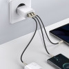 Φορτιστής Baseus Type C/2x USB PD Quick Charge,30W, 3A Λευκό