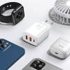 Φορτιστής Baseus Type C/2x USB PD Quick Charge,30W, 3A Λευκό