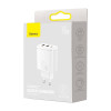Φορτιστής Baseus Type C/2x USB PD Quick Charge,30W, 3A Λευκό