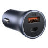 Φορτιστής Αυτοκινήτου Baseus Contactor Pro USB+USB-C με καλώδιο Lightning QC4.0+, PD, SCP, 40W 1m Σκούρο Γκρι