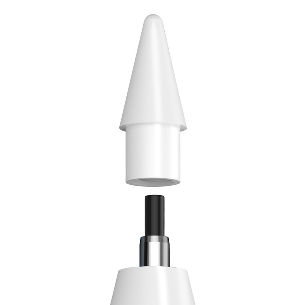 Μύτες Γραφίδας Capactive Stylous για Apple Pencil 1&2 και Baseus Smooth Writing Λευκό