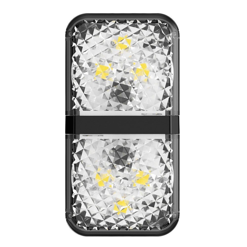BASEUS LED Προειδοποίησης Ανοιχτής Πόρτας Αυτοκινήτου 2τμχ Μαύρο