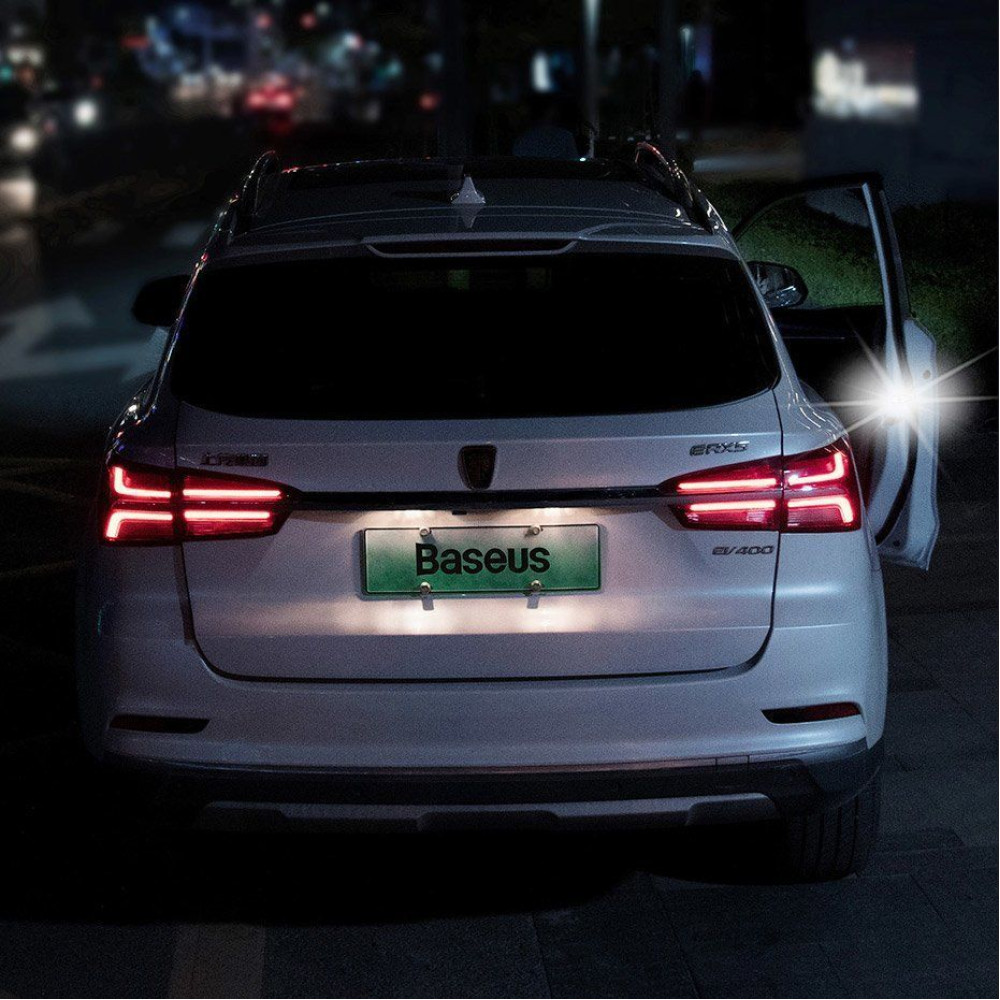 BASEUS LED Προειδοποίησης Ανοιχτής Πόρτας Αυτοκινήτου 2τμχ Λευκό
