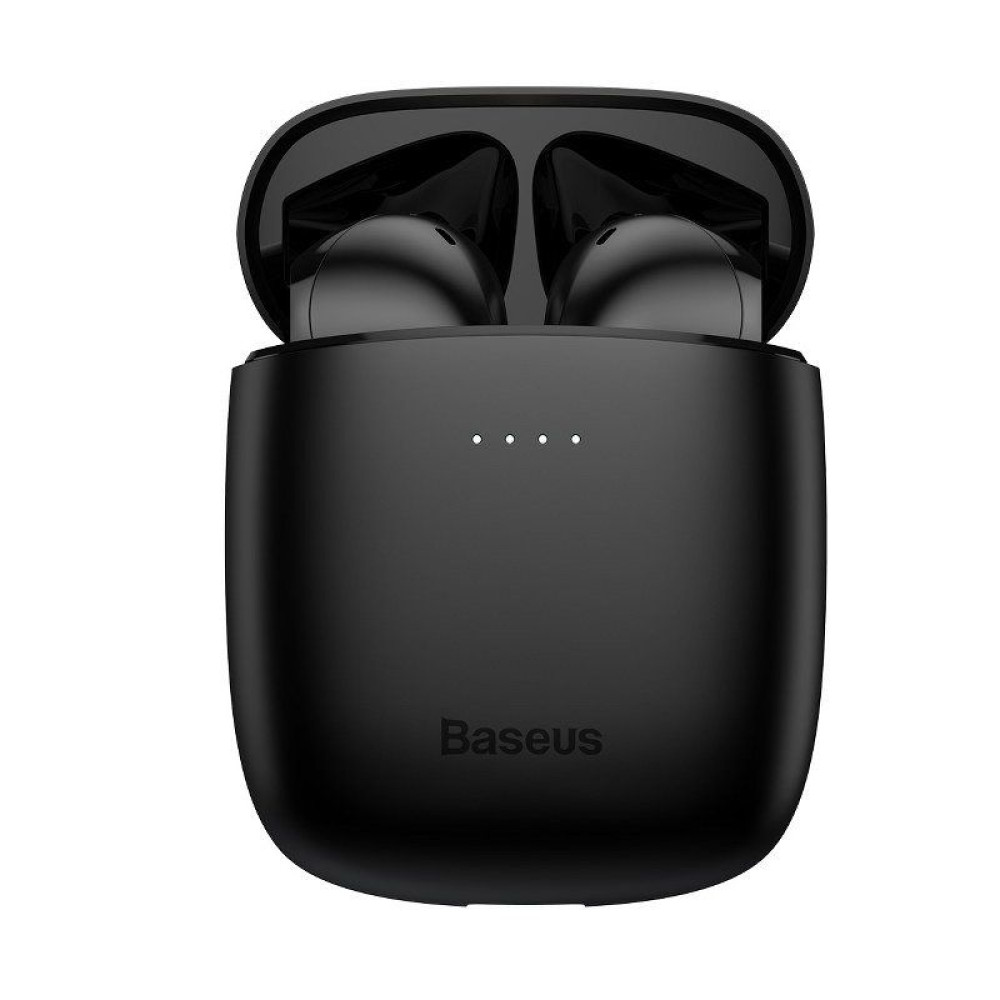 Baseus Encok W04 Pro wireless earphone Bluetooth 5.0 Μαύρο