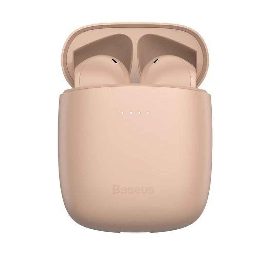 Baseus Encok W04 Pro wireless earphone Bluetooth 5.0 Ροζ Χρυσό