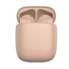 Baseus Encok W04 Pro wireless earphone Bluetooth 5.0 Ροζ Χρυσό