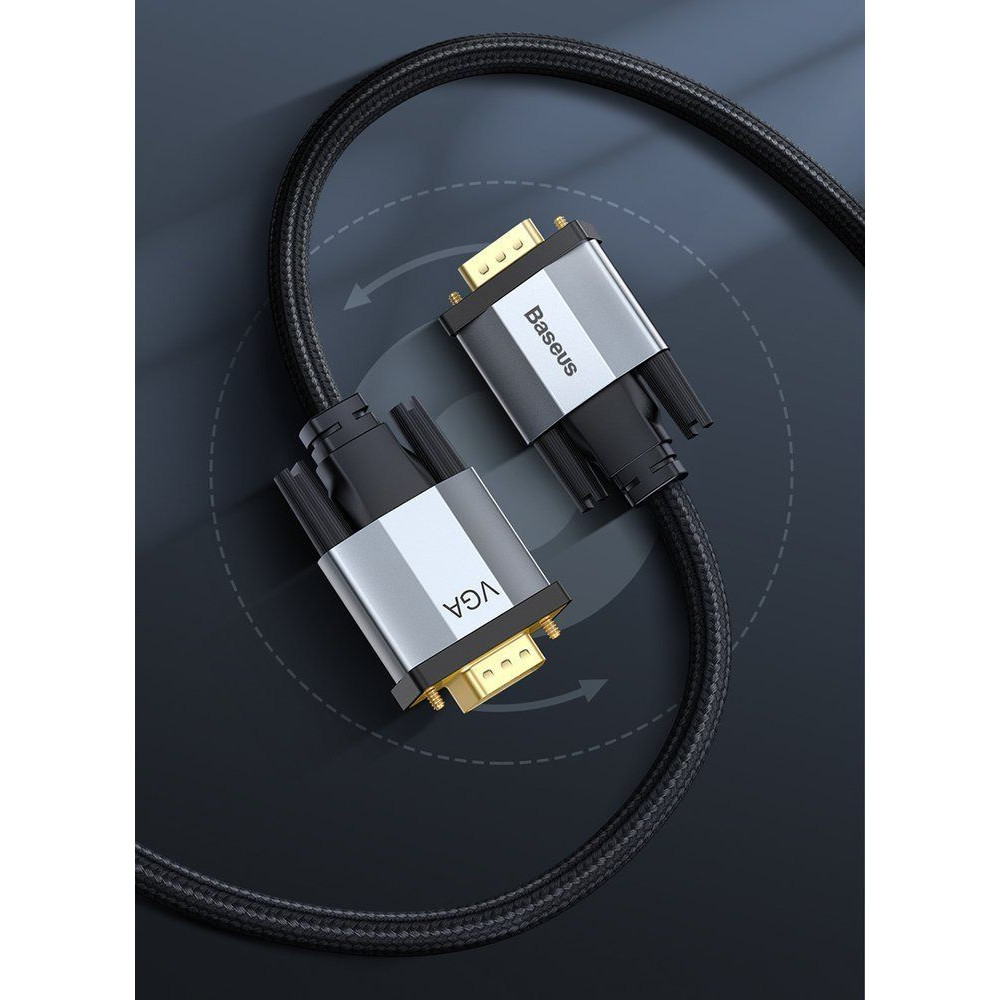Baseus Cable VGA male - VGA male 3m Γκρι