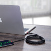 Καλώδιο Baseus Cafule Braided USB-C PD / USB-C PD PD2.0 100W 20V 5A QC3.0 2M Μαύρο / Κόκκινο