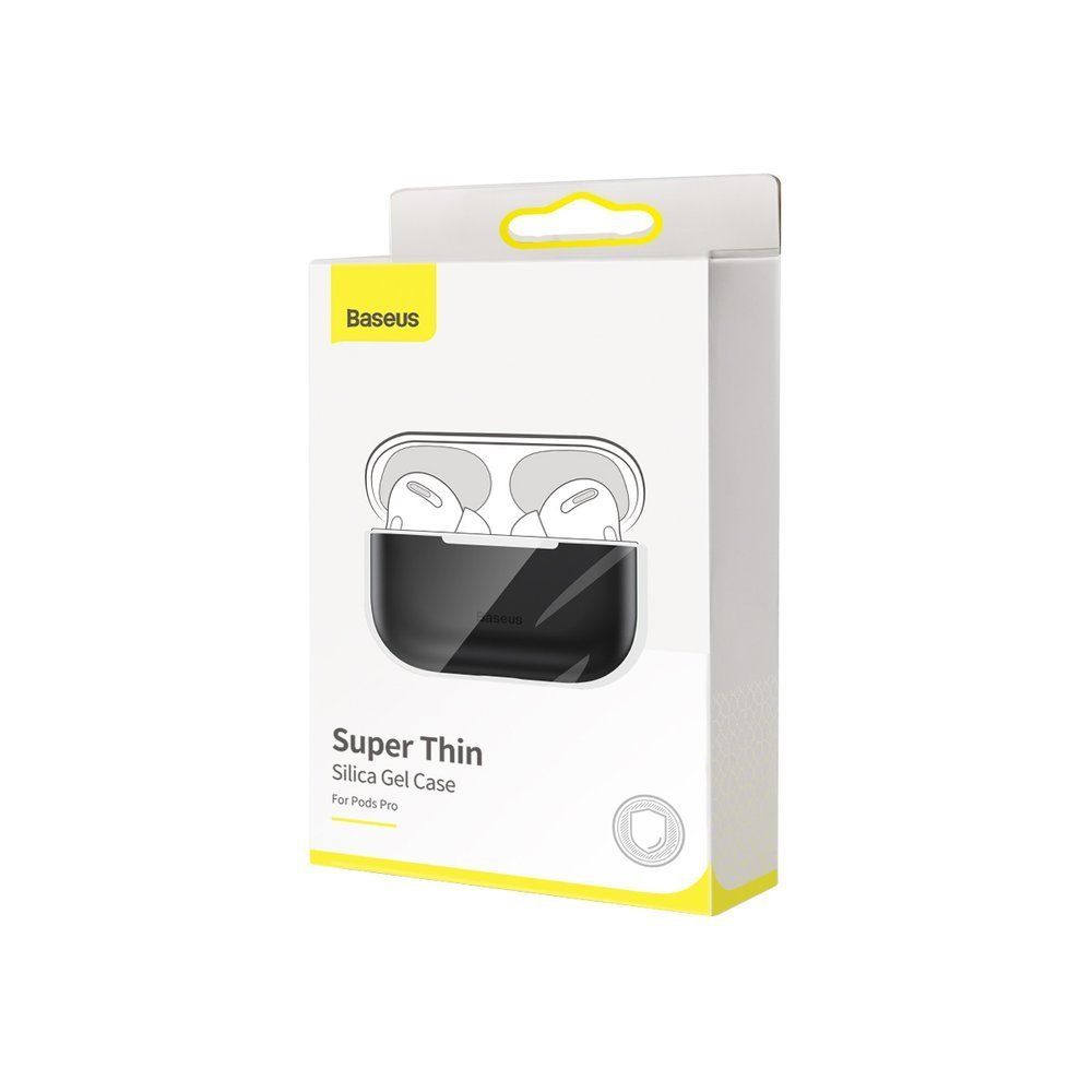 Θήκη Σιλικόνης Silica Gel Protector για Apple Airpods Pro Baseus Μαύρο