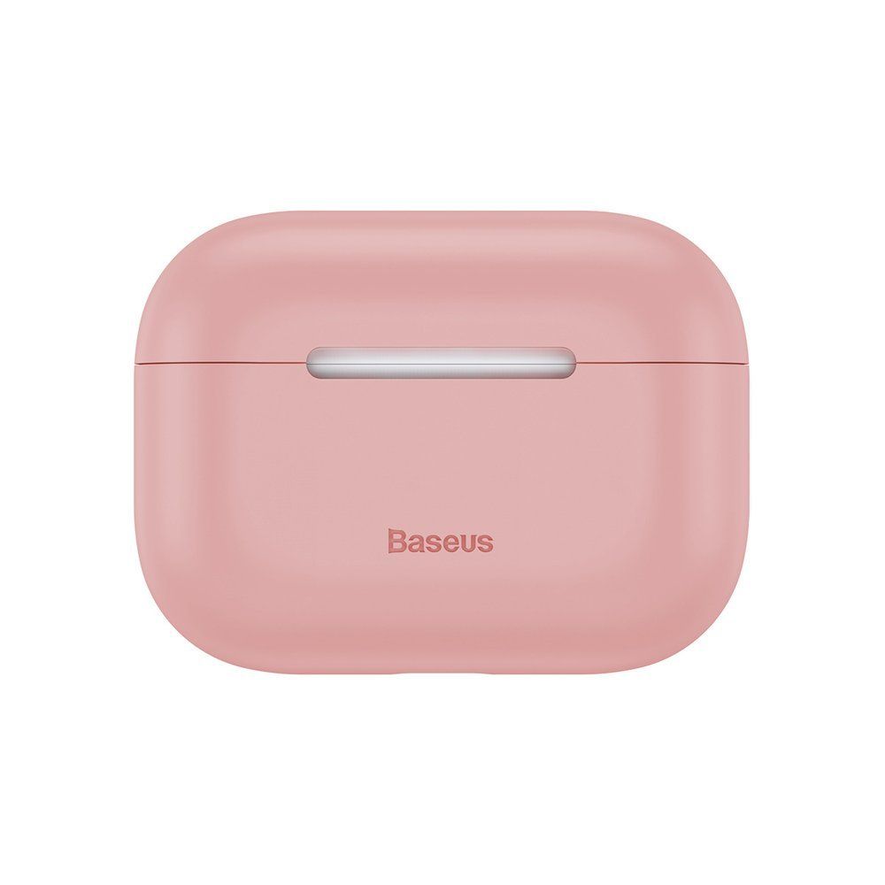 Θήκη Σιλικόνης Silica Gel Protector για Apple Airpods Pro Baseus Ροζ