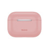 Θήκη Σιλικόνης Silica Gel Protector για Apple Airpods Pro Baseus Ροζ