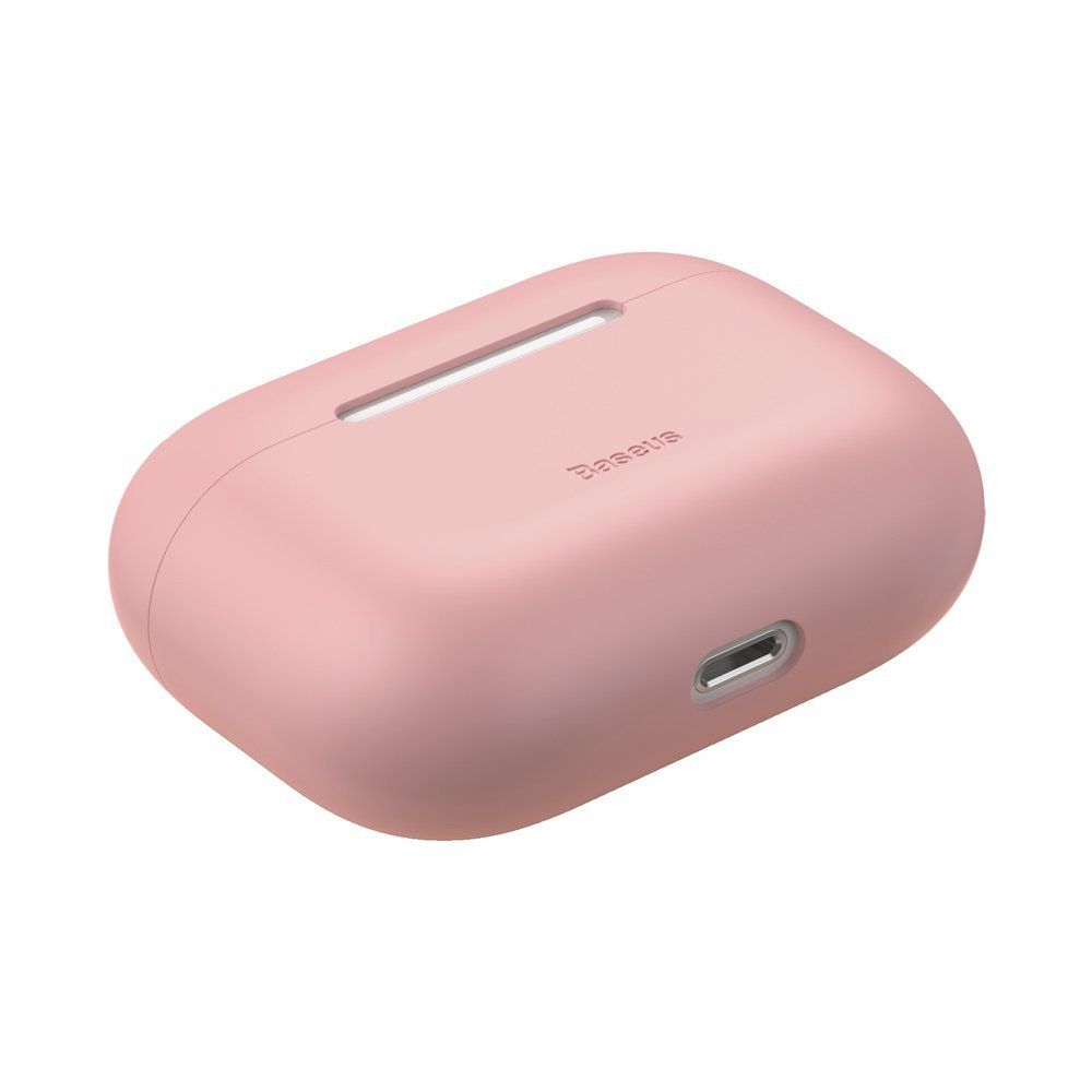 Θήκη Σιλικόνης Silica Gel Protector για Apple Airpods Pro Baseus Ροζ