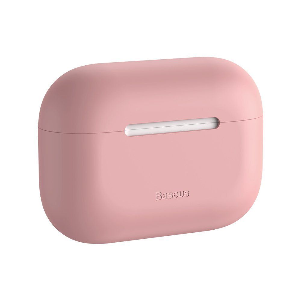Θήκη Σιλικόνης Silica Gel Protector για Apple Airpods Pro Baseus Ροζ