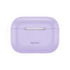 Θήκη Σιλικόνης Silica Gel Protector για Apple Airpods Pro Baseus Μωβ