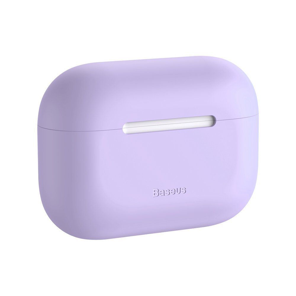 Θήκη Σιλικόνης Silica Gel Protector για Apple Airpods Pro Baseus Μωβ
