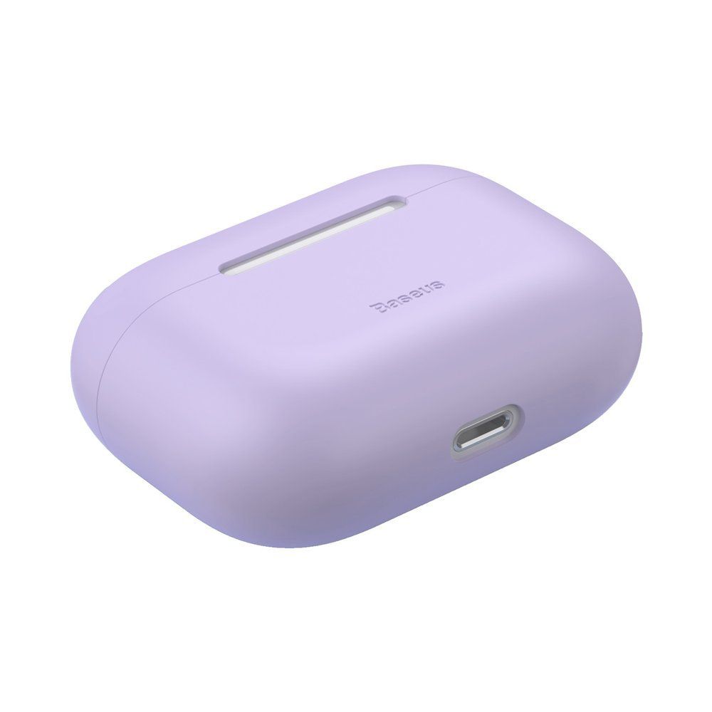 Θήκη Σιλικόνης Silica Gel Protector για Apple Airpods Pro Baseus Μωβ