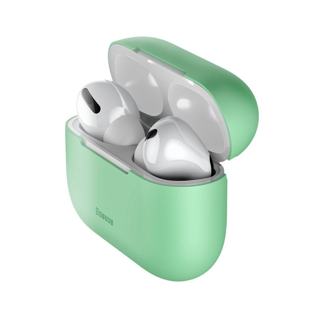 Θήκη Σιλικόνης Silica Gel Protector για Apple Airpods Pro Baseus Πράσινο