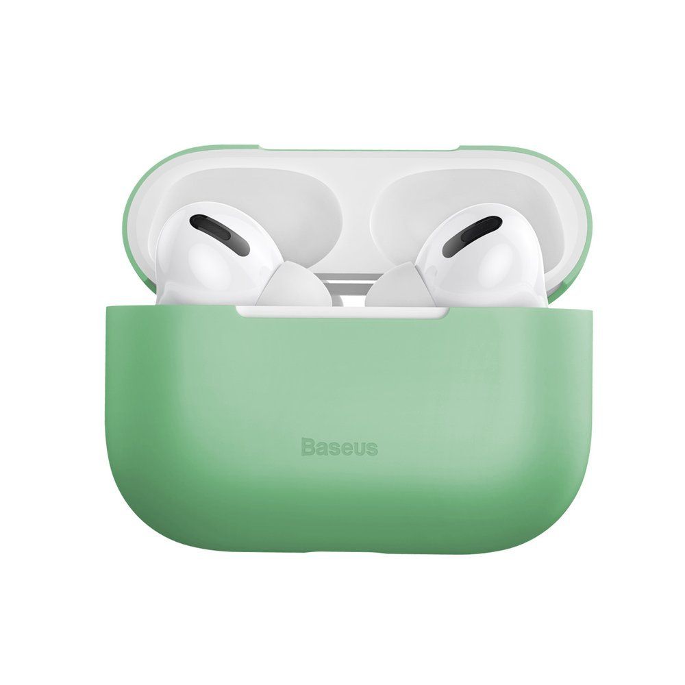 Θήκη Σιλικόνης Silica Gel Protector για Apple Airpods Pro Baseus Πράσινο