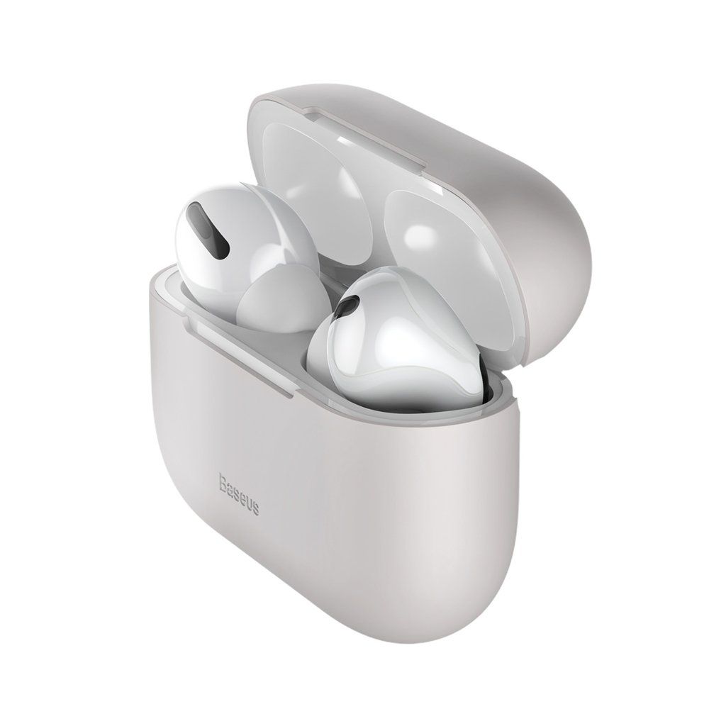 Θήκη Σιλικόνης Silica Gel Protector για Apple Airpods Pro Baseus Γκρι