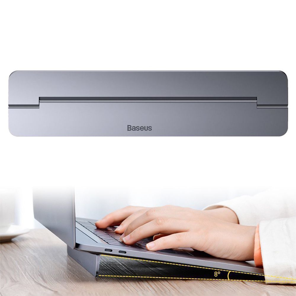 Βάση Στήριξης Laptop Baseus Self-Adhesive εώς 17" Μαύρο