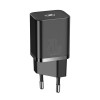 Φορτιστής Baseus Super Si Quick Charger 1C 20W Type C με Καλώδιο Lightning 1m Μαύρο