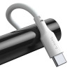 Σετ 2 καλωδίων Baseus USB Type C Fast Charge PD 40W 1,5 μέτρο Λευκό