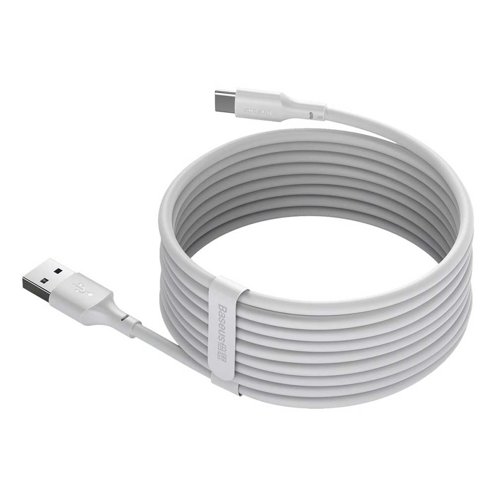 Σετ 2 καλωδίων Baseus USB Type C Fast Charge PD 40W 1,5 μέτρο Λευκό
