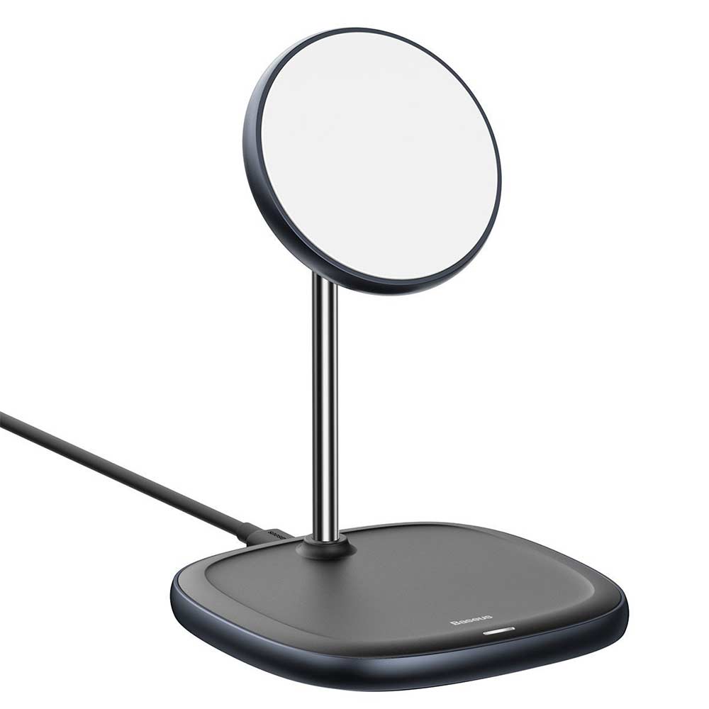 Ασύρματος Φορτιστής Qi Baseus & Stand (Συμβατό με Magsafe) Μαύρο