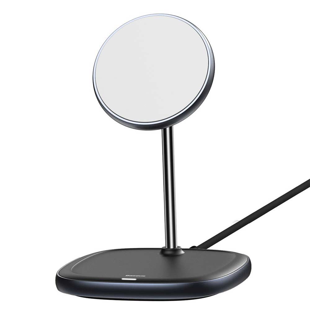 Ασύρματος Φορτιστής Qi Baseus & Stand (Συμβατό με Magsafe) Μαύρο