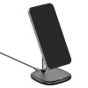 Ασύρματος Φορτιστής Qi Baseus & Stand (Συμβατό με Magsafe) Μαύρο