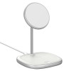 Ασύρματος Φορτιστής Qi Baseus & Stand (Συμβατό με Magsafe) Λευκό