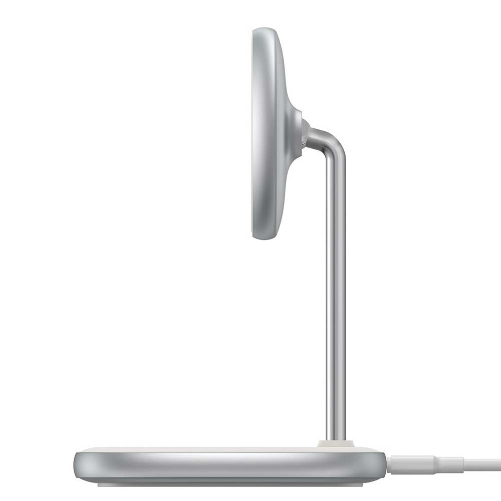 Ασύρματος Φορτιστής Qi Baseus & Stand (Συμβατό με Magsafe) Λευκό