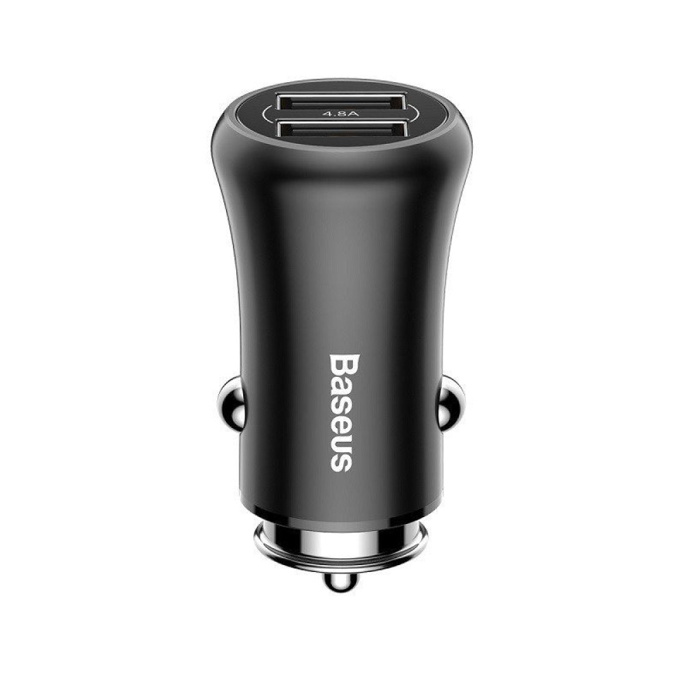 Φορτιστής Αυτοκινήτου Baseus Gentleman 2xUSB 4.8A / 5V Μαύρο