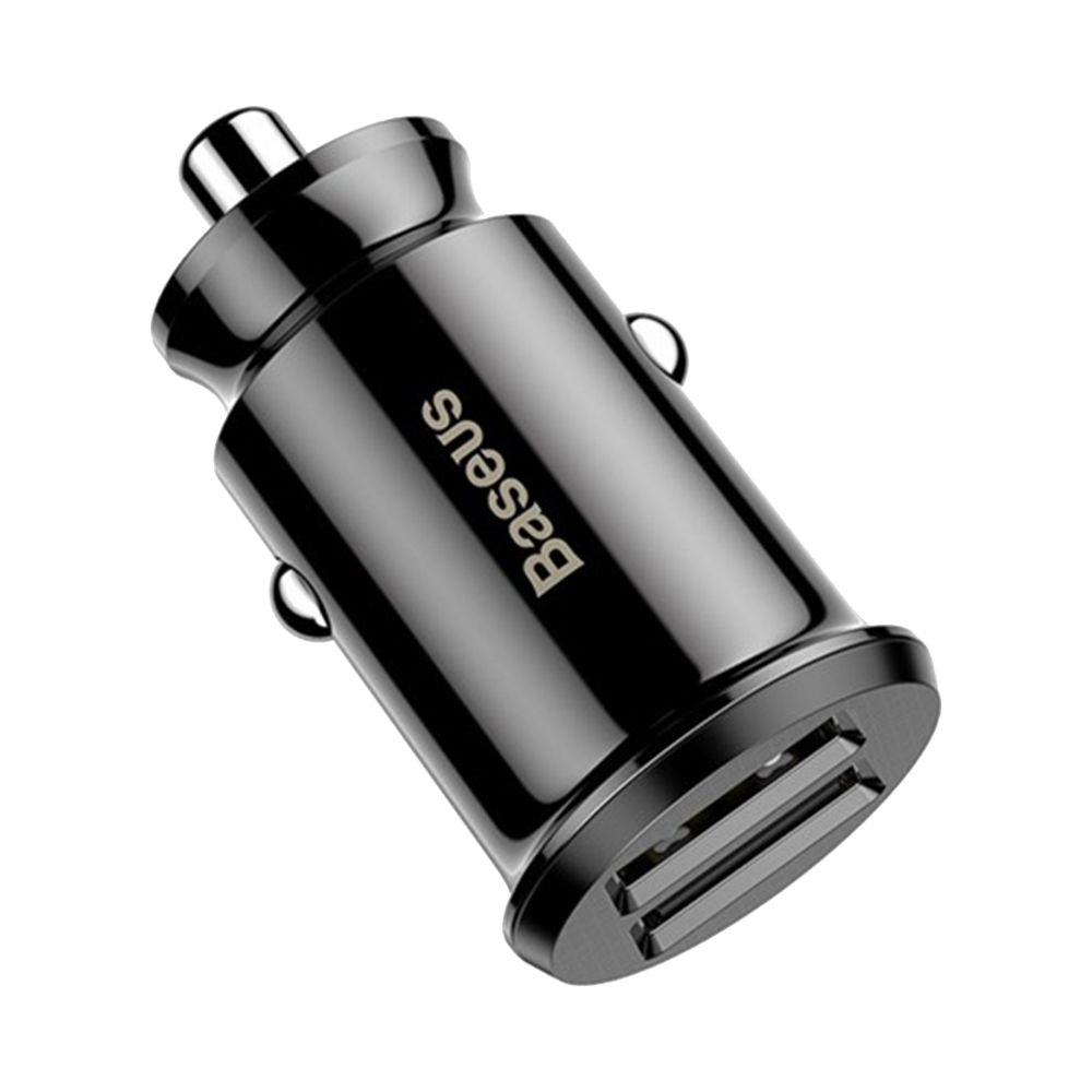 Φορτιστής Αυτοκινήτου Baseus Grain Mini Universal Smart Car Charger 2x USB 3.1A Μαύρο