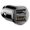 Φορτιστής Αυτοκινήτου Baseus Grain Mini Universal Smart Car Charger 2x USB 3.1A Μαύρο