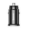Φορτιστής Αυτοκινήτου Baseus Square PPS  PPS USB QC4.0 / USB-C PD3.0 30W Μαύρο