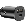Φορτιστής Αυτοκινήτου Baseus Square PPS  PPS USB QC4.0 / USB-C PD3.0 30W Μαύρο