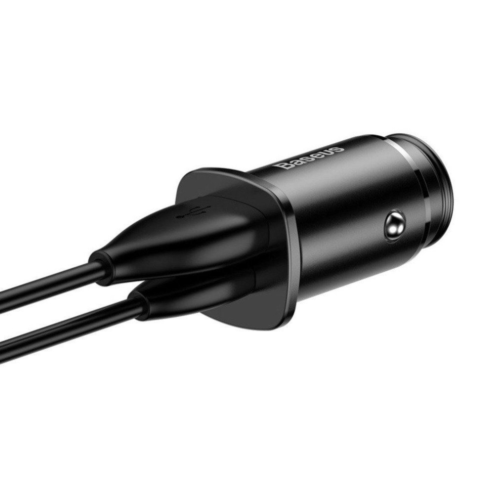Φορτιστής Αυτοκινήτου Baseus Square PPS  PPS USB QC4.0 / USB-C PD3.0 30W Μαύρο