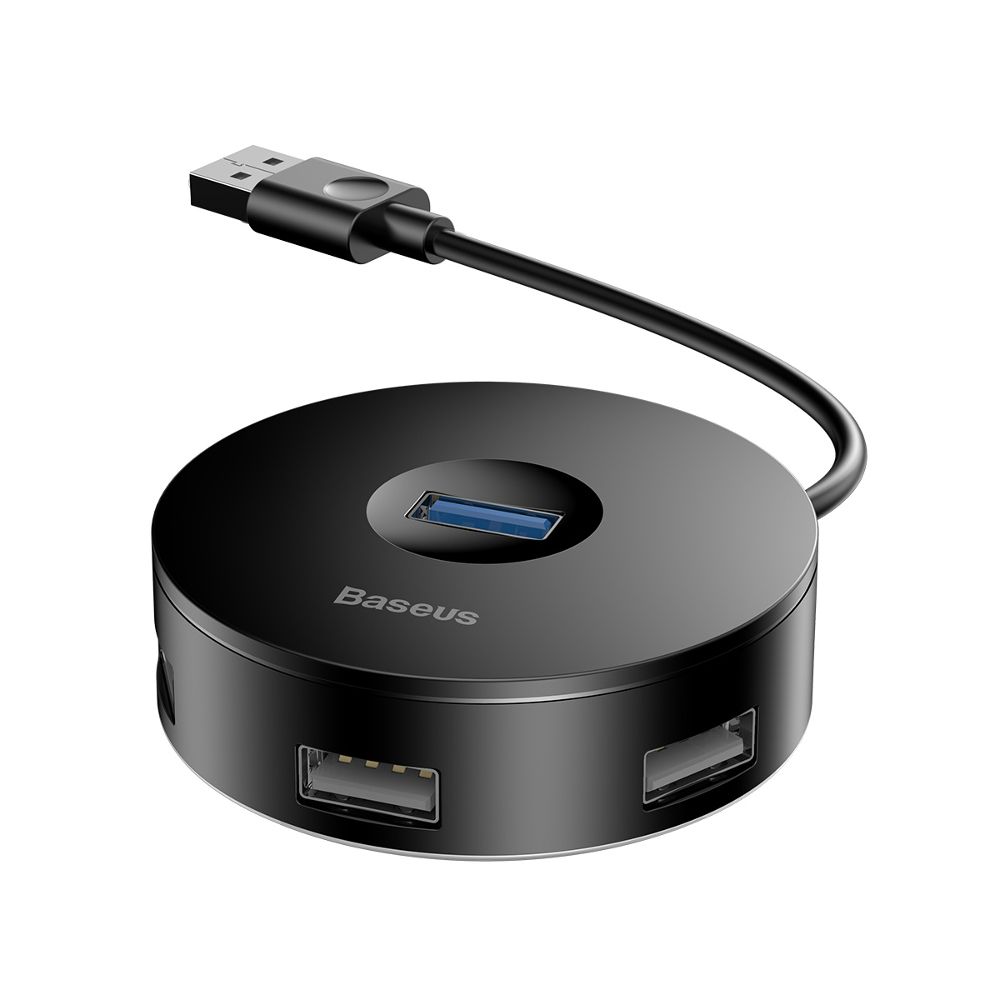Baseus adapter HUB USB 3.0 to 4xUSB Μαύρο
