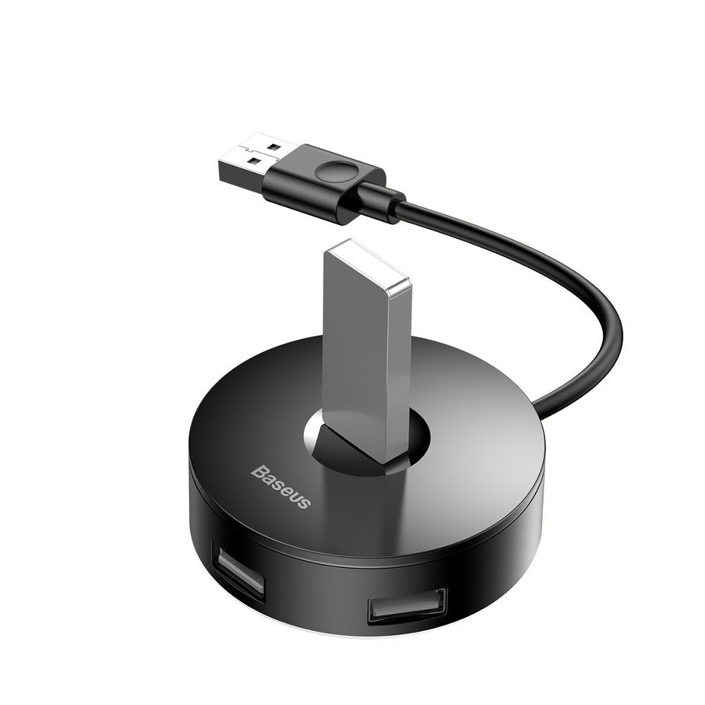 Baseus adapter HUB USB 3.0 to 4xUSB Μαύρο