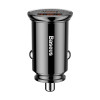 Φορτιστής Αυτοκινήτου Baseus Circular PPS QC 4.0 USB / USB-C PD 3.0 SCP Μαύρο