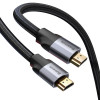 Baseus HDMI 2.0 Braided Cable HDMI male - HDMI male 5m Γκρι